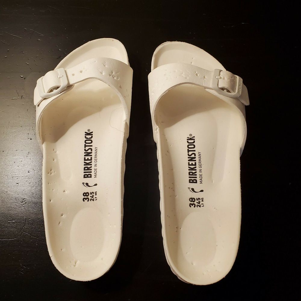 BIRKENSTOCK Eva Ivory Foam Sandals 38 / L 7